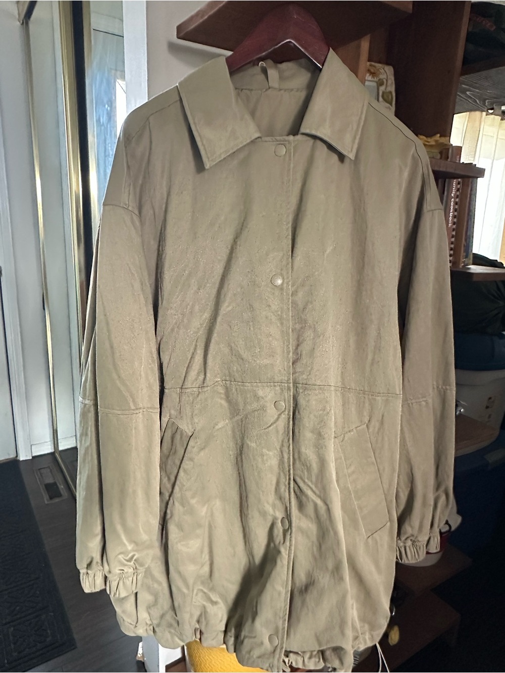 Women’s Lightweight Casual Coat in Khaki